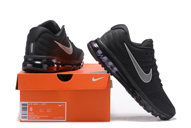 נעלי נייק-Nike Air Max 2017 Black Gray – תמונה 7