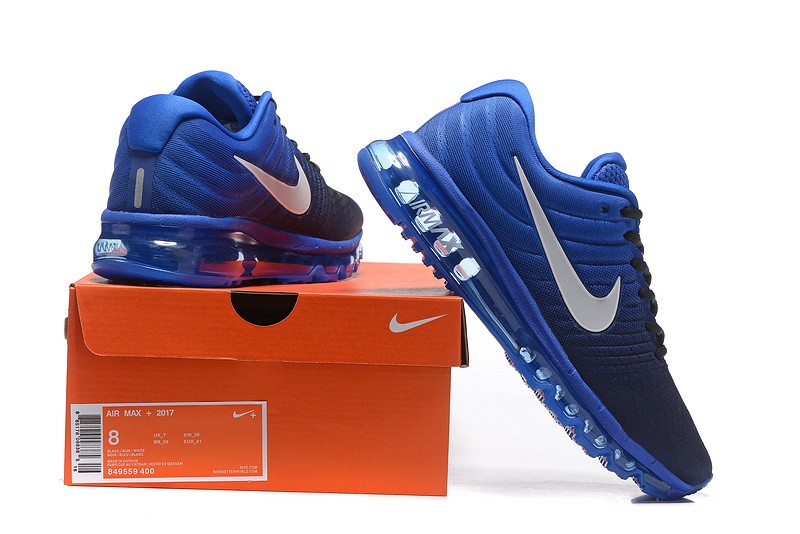 נעלי נייק-Nike Air Max 2017 Black Nave – תמונה 7