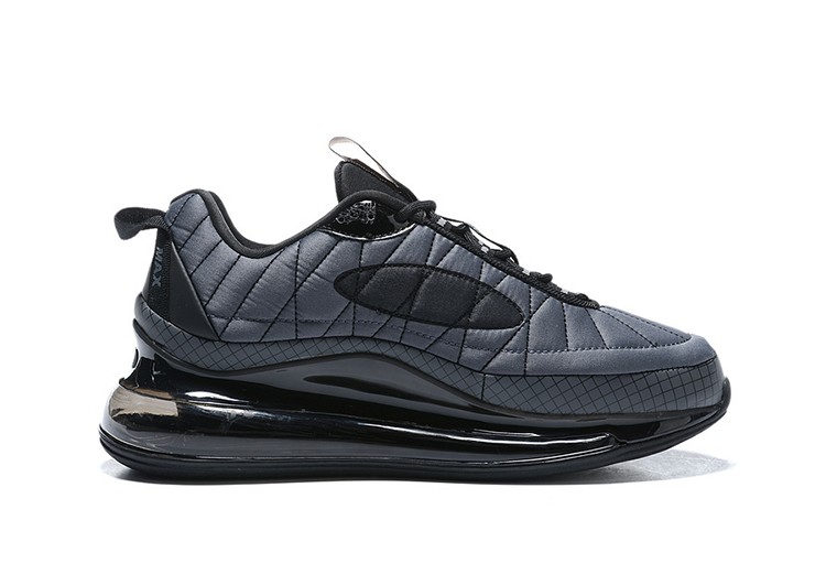 NIKE AIR MAX 720 DARK GRAY - BLACK LOGO – תמונה 2