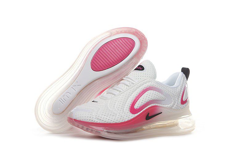 Nike Air Max 720 White - Pink & Black Logo – תמונה 3
