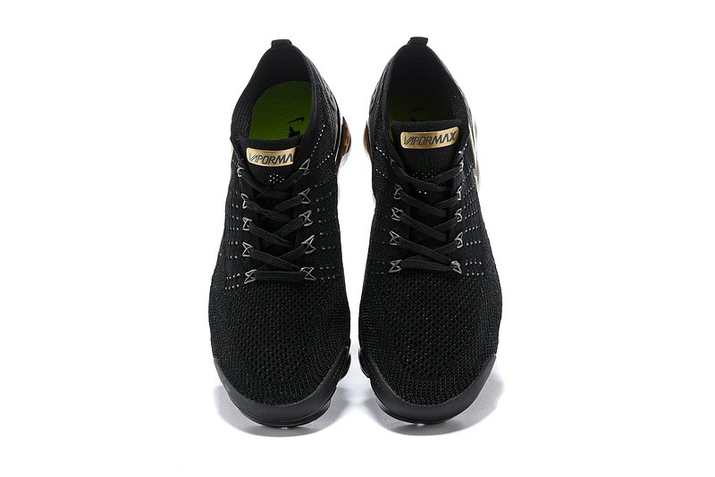Nike Air Vapor Max Flyknit 2.0 NERO- GOLDEN LOGO – תמונה 4