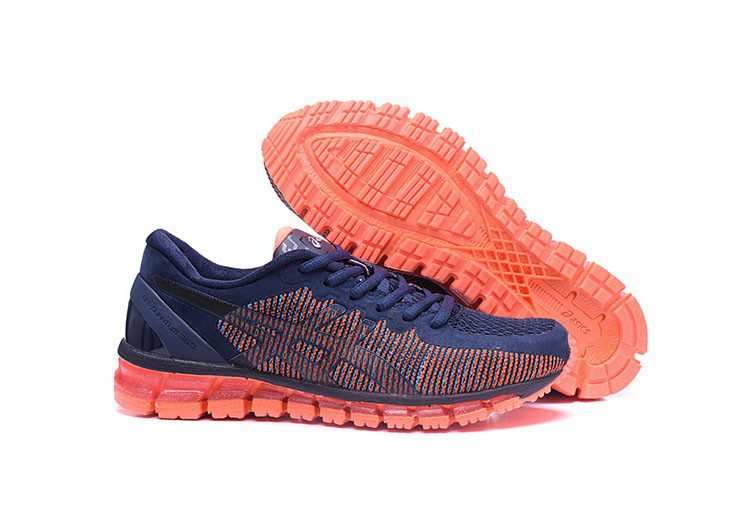 נעלי אסיקס-ASICS - CM - Sark Bllue ORG Red – תמונה 3