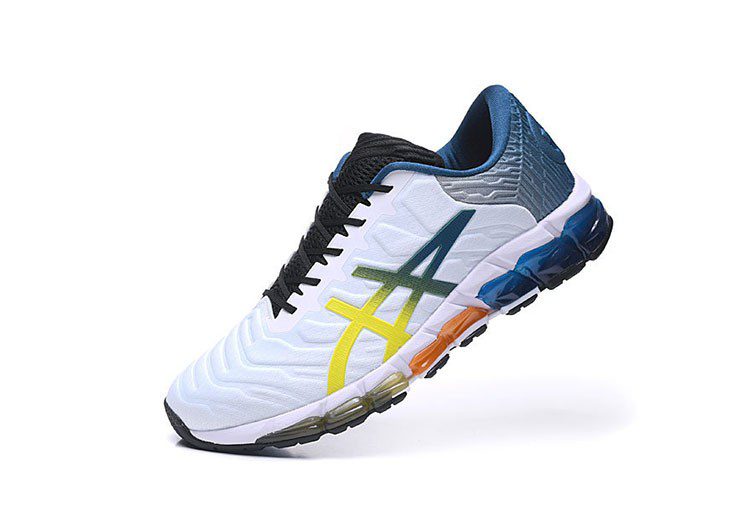 נעלי אסיקס-ASICS - GEL-QUANTUM - White & Blue – תמונה 5