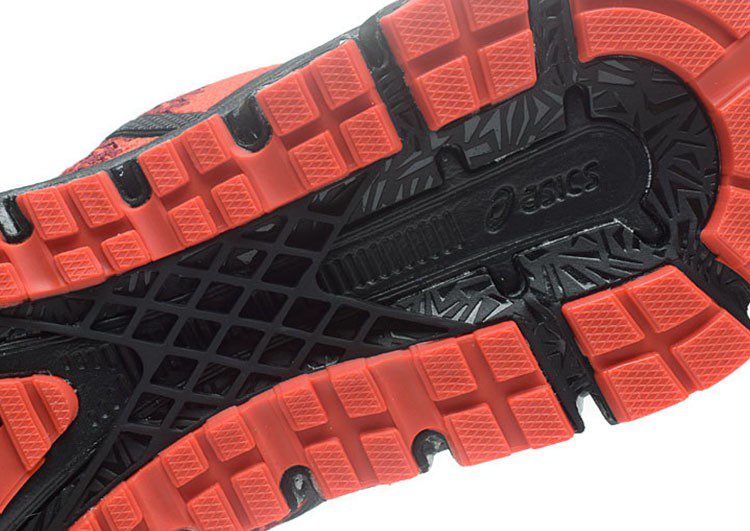 נעלי אסיקס-ASICS - KNIT - Light-Red Black – תמונה 9