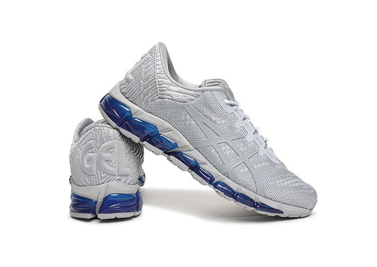 נעלי אסיקס-ASICS - QUANTUM - Jacquard Noodle JCQ - Gray Silver – תמונה 4