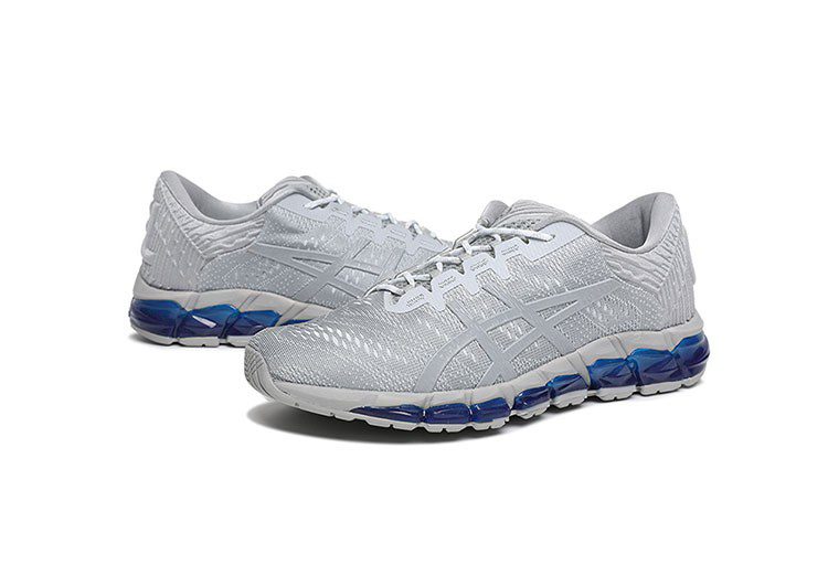 נעלי אסיקס-ASICS - QUANTUM - Jacquard Noodle JCQ - Gray Silver – תמונה 5