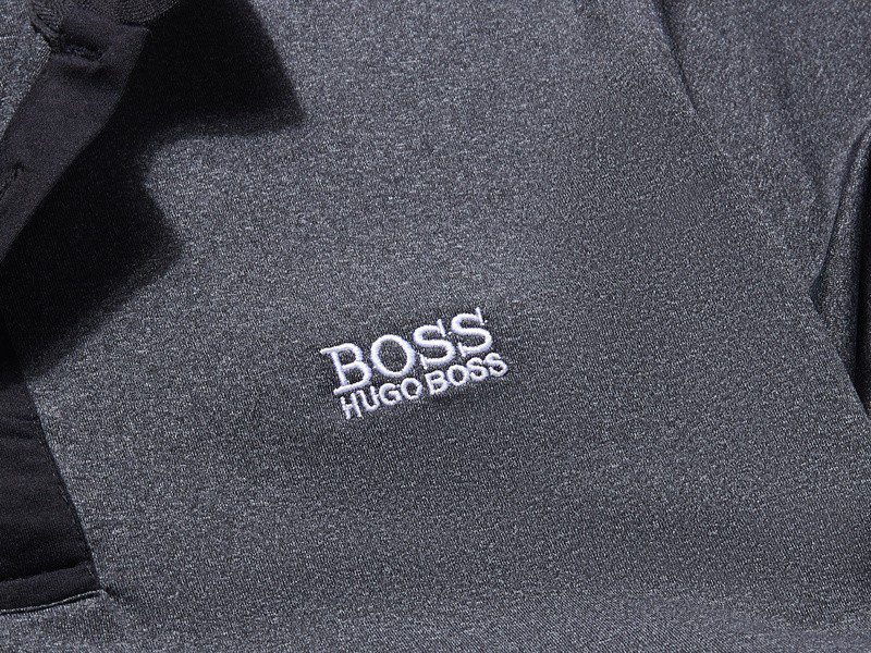 בוס-HUGO BOSS POLO TSHIRT MEN'S-Black – תמונה 6