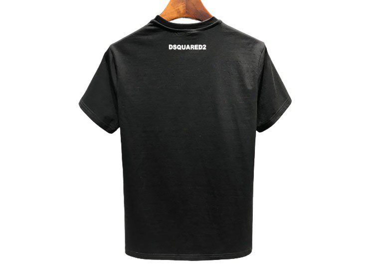 DSQUARED2 TSHIRT MEN SHORT - Black and White Art – תמונה 2