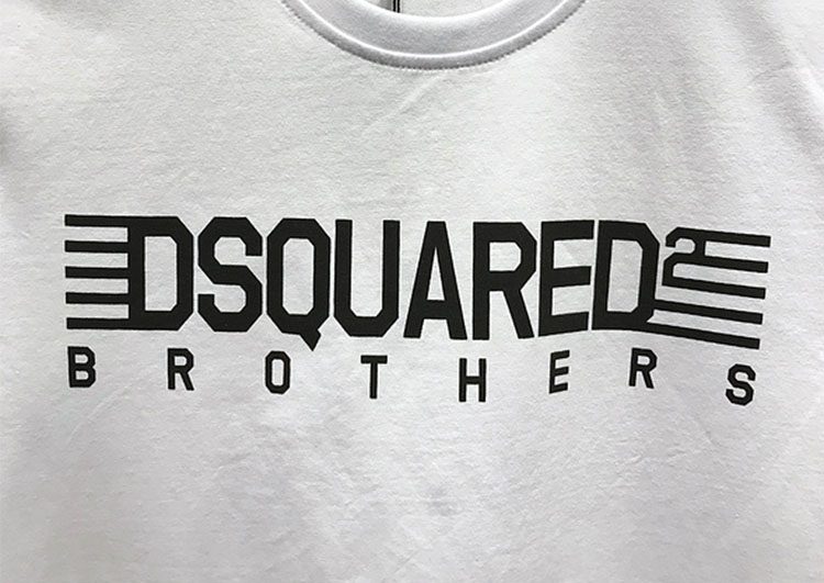 DSQUARED2 TSHIRT MEN SHORT - White Black – תמונה 3