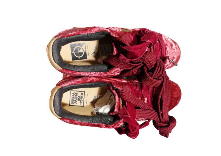 נעלי פומה- PUMA CLYDE x EXTRA BUTTER-Velvet Color Fire Brick – תמונה 3