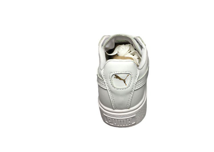 נעלי פומה- Puma platform shoes top pog leather gold head silver hesd frosted hesd flash drill bit-Gold – תמונה 7