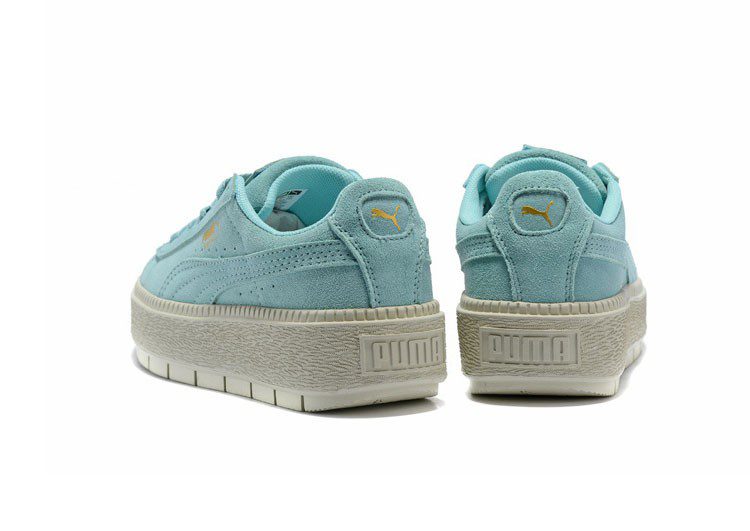 נעלי פומה- Puma suede platform rihanna plarform shoes-Shadow Green – תמונה 5