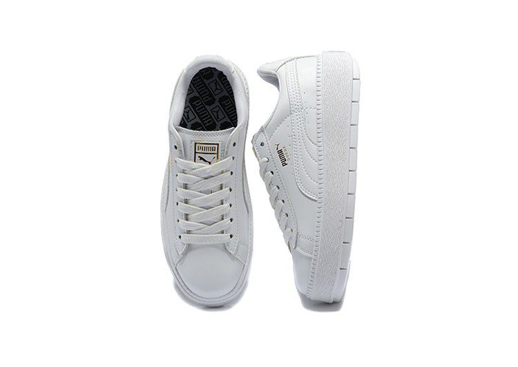 נעלי פומה- Puma suede platform rihanna platform shoes leather-Iron – תמונה 2