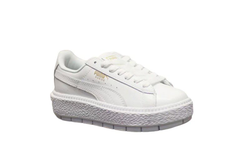 נעלי פומה- Puma suede platform rihanna platform shoes leather-Iron – תמונה 3