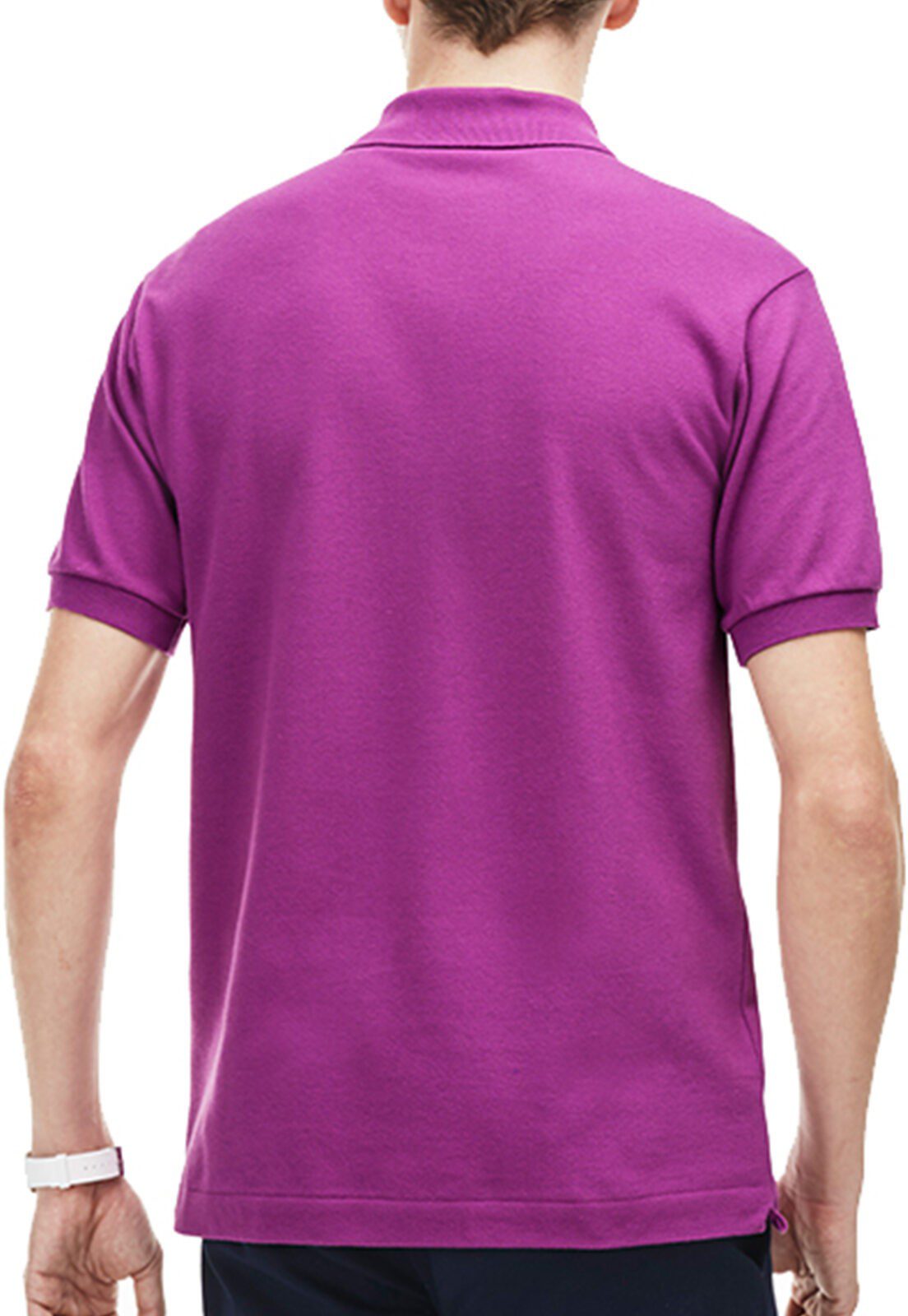 לקוסט-LACSOTE TSHIRT MEN'S POLO SHORT - Rouge Red – תמונה 2