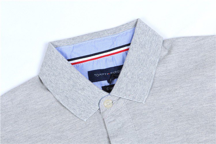טומי הילפיגר-TOMMY POLO LONG MEN'S - Gray – תמונה 4