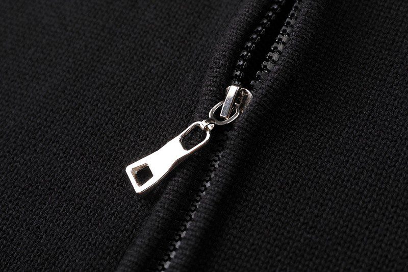 טומי הילפיגר-TOMMY SWETER ZIP MEN'S - Black – תמונה 4