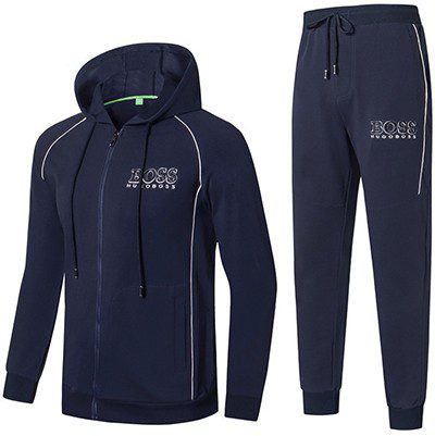 בוס-HUGO BOSS SUIT MEN'S - Navy Blue