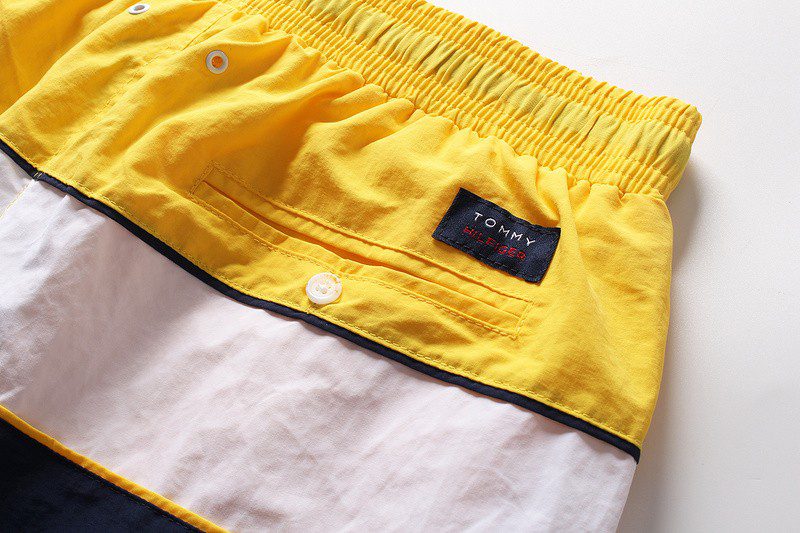 טומי הילפיגר-TOMMY SWIM MEN'S - NAVY BLUE YELLOW & WHITE – תמונה 6
