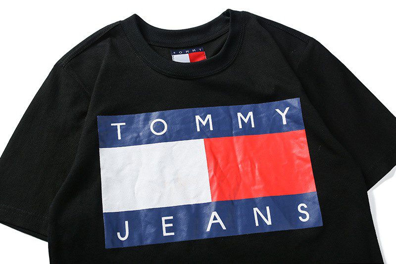טומי הילפיגר-TOMMY TSHIRT MEN'S - BLACK – תמונה 8