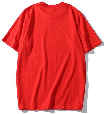 טומי הילפיגר-TOMMY TSHIRT MEN'S - Red ORG – תמונה 2