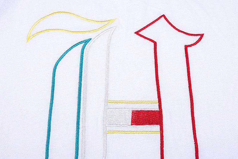 טומי הילפיגר-TOMMY TSHIRT MEN'S - WHITE – תמונה 4