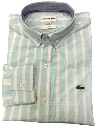 לקוסט-LACOSTE LONG MEN SHIRT - Rainee & WHITE