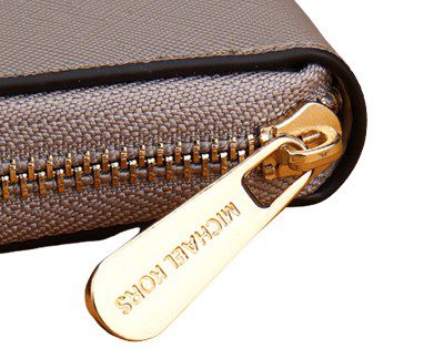 מייקל קורס-MICHAEL KORS WALLET-Gray – תמונה 4