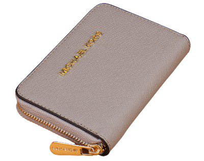 מייקל קורס-MICHAEL KORS WALLET-Gray – תמונה 6