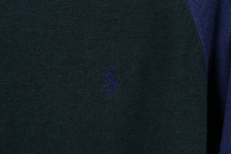 ראלף לורן-RALPH LAUREN SWETER MEN - NAVY BLUE & BLACK – תמונה 3