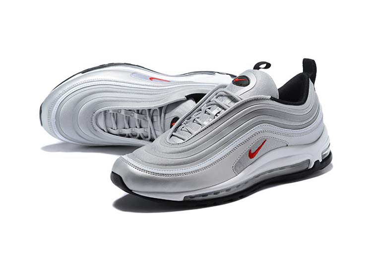 נעלי נייק-Nike Air Max 97 - Grey Chateau – תמונה 4