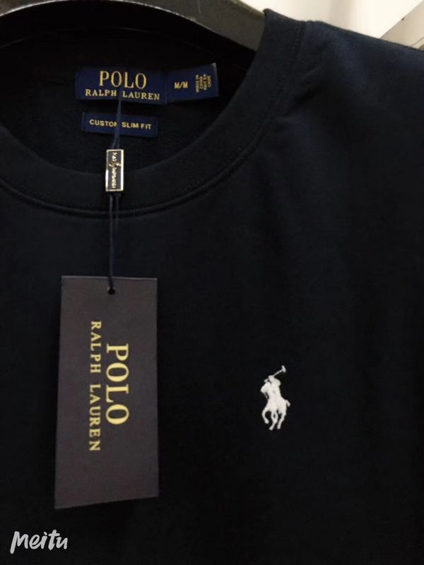 ראלף לורן-RALPH LAUREN SWETER MEN - Black White Logo – תמונה 2