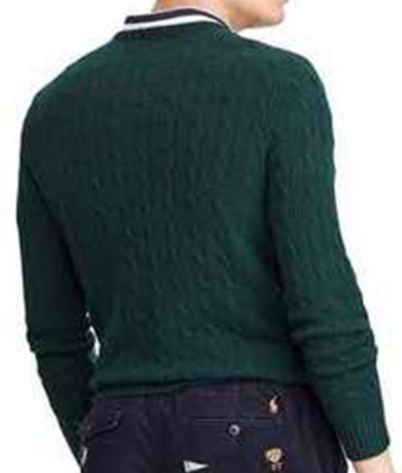 ראלף לורן-RALPH LAUREN SWETER MEN - Dark Green – תמונה 2