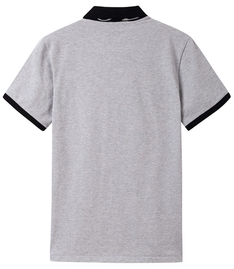 ראלף לורן-RALPH LAUREN POLO TSHIRT MEN'S SHORT DESGIN - Gray – תמונה 2
