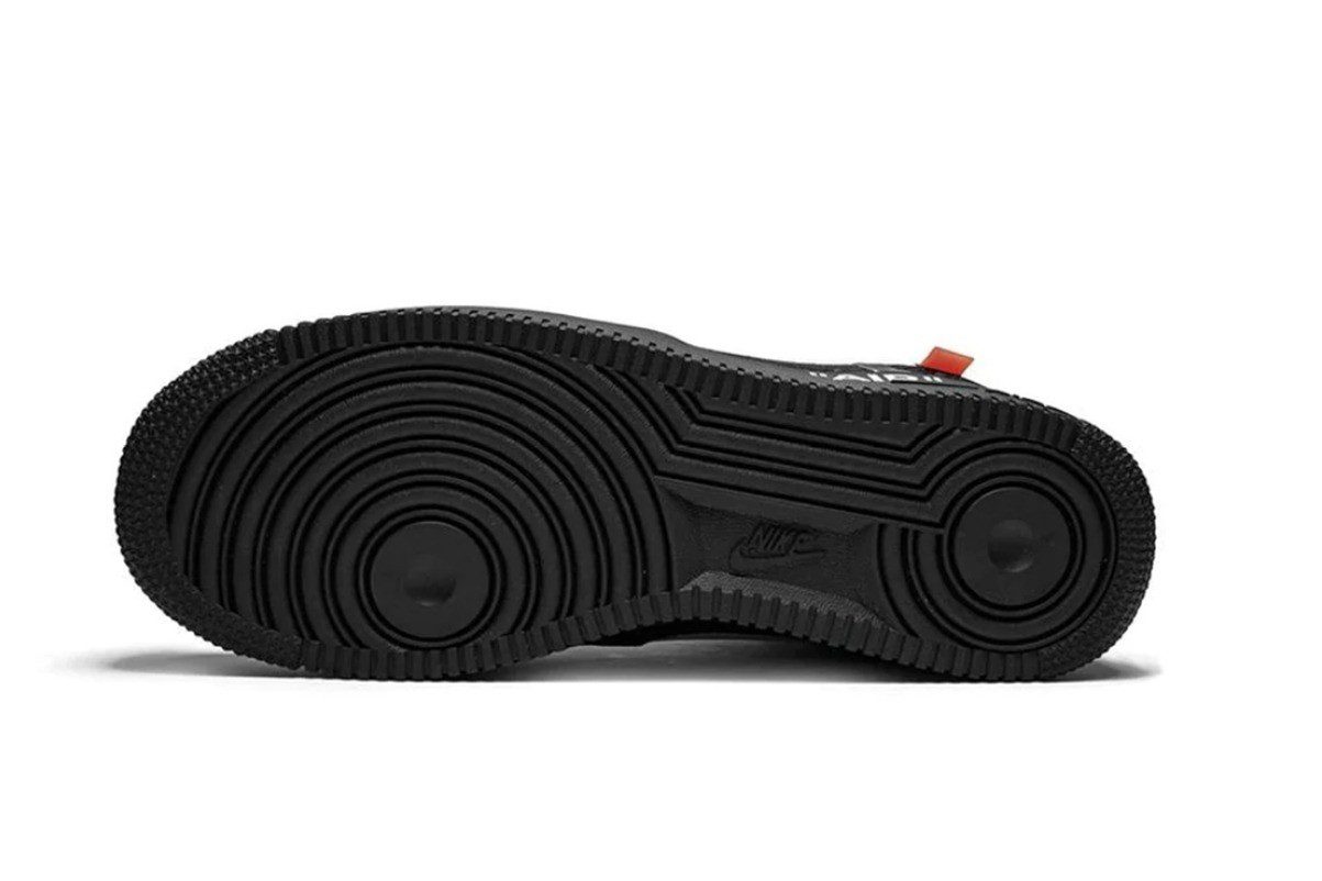 נעלי נייק-Nike Air Force 1 Low Black White – תמונה 4