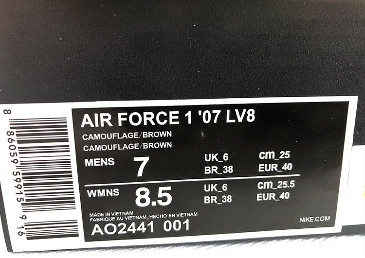 נעלי נייק -Nike Air Force 1 Low RODEO DUST – תמונה 6