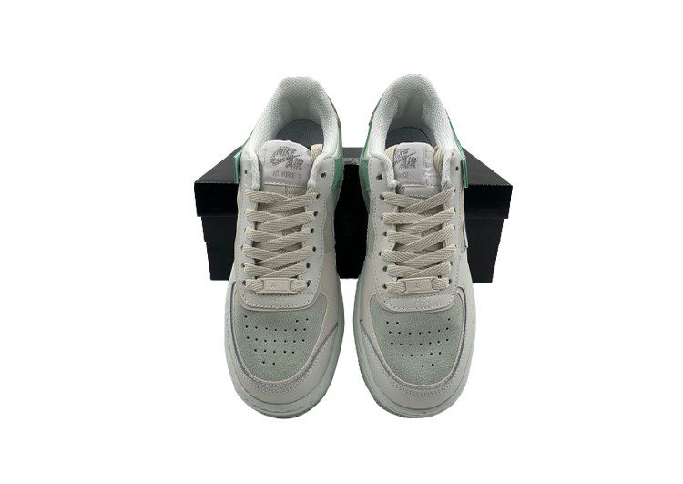 נעלי נייק -Nike Air Force 1 Low SILVER CHALICE-CADET BLUE – תמונה 6