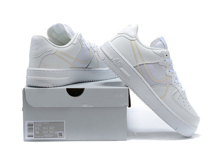 נעלי נייק -Nike Air Force 1 Low - Woodsmoke & Blue – תמונה 3