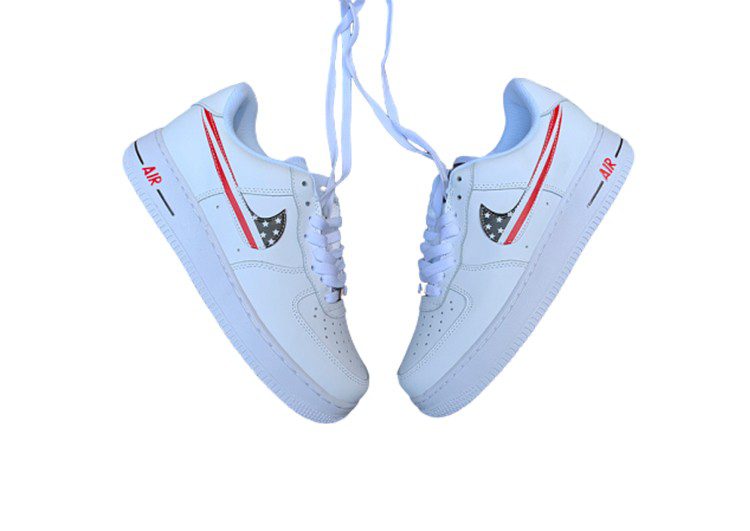 נעלי נייק -Nike Air Force 1 Low TROPICAL BLUE – תמונה 2