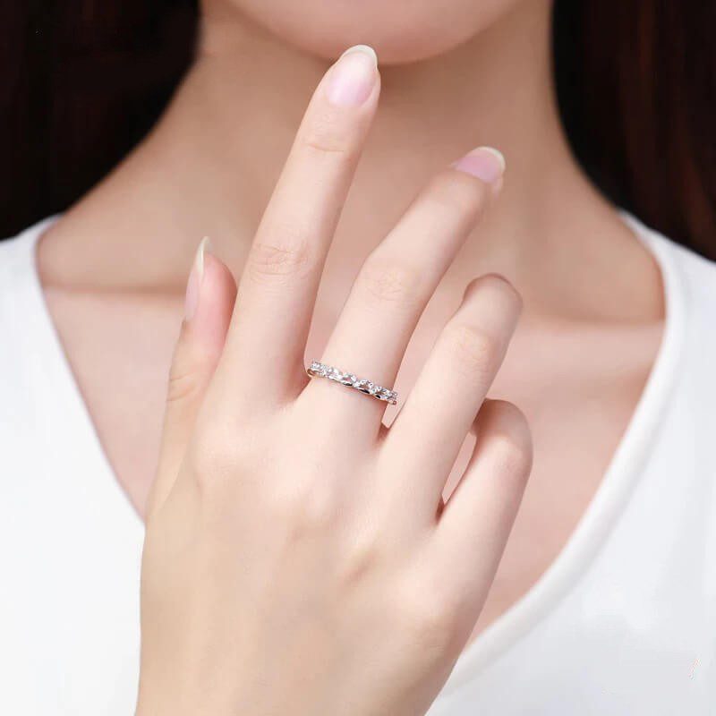 טבעת יוקרה-selver Rings For Women Real 925 Sterling – תמונה 2