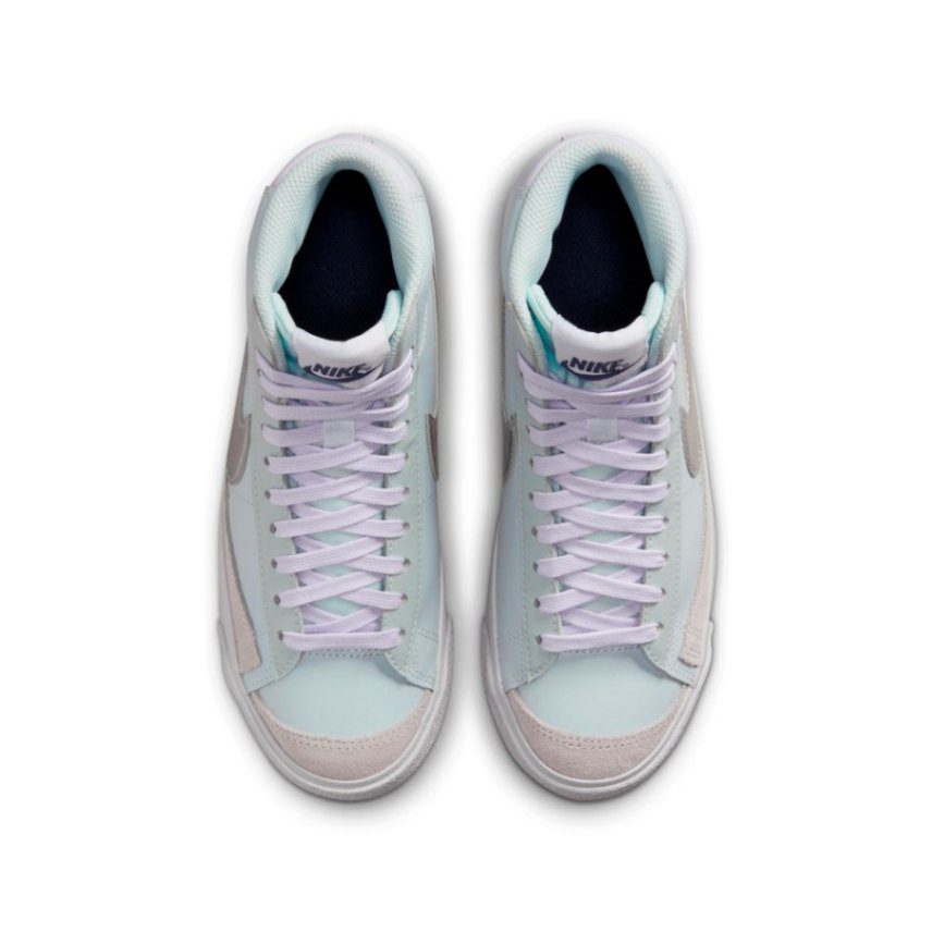 נייק בלייזר גבוהות- NIKE BLAZER MID '77 WHITE THUNDER BLUE – תמונה 4