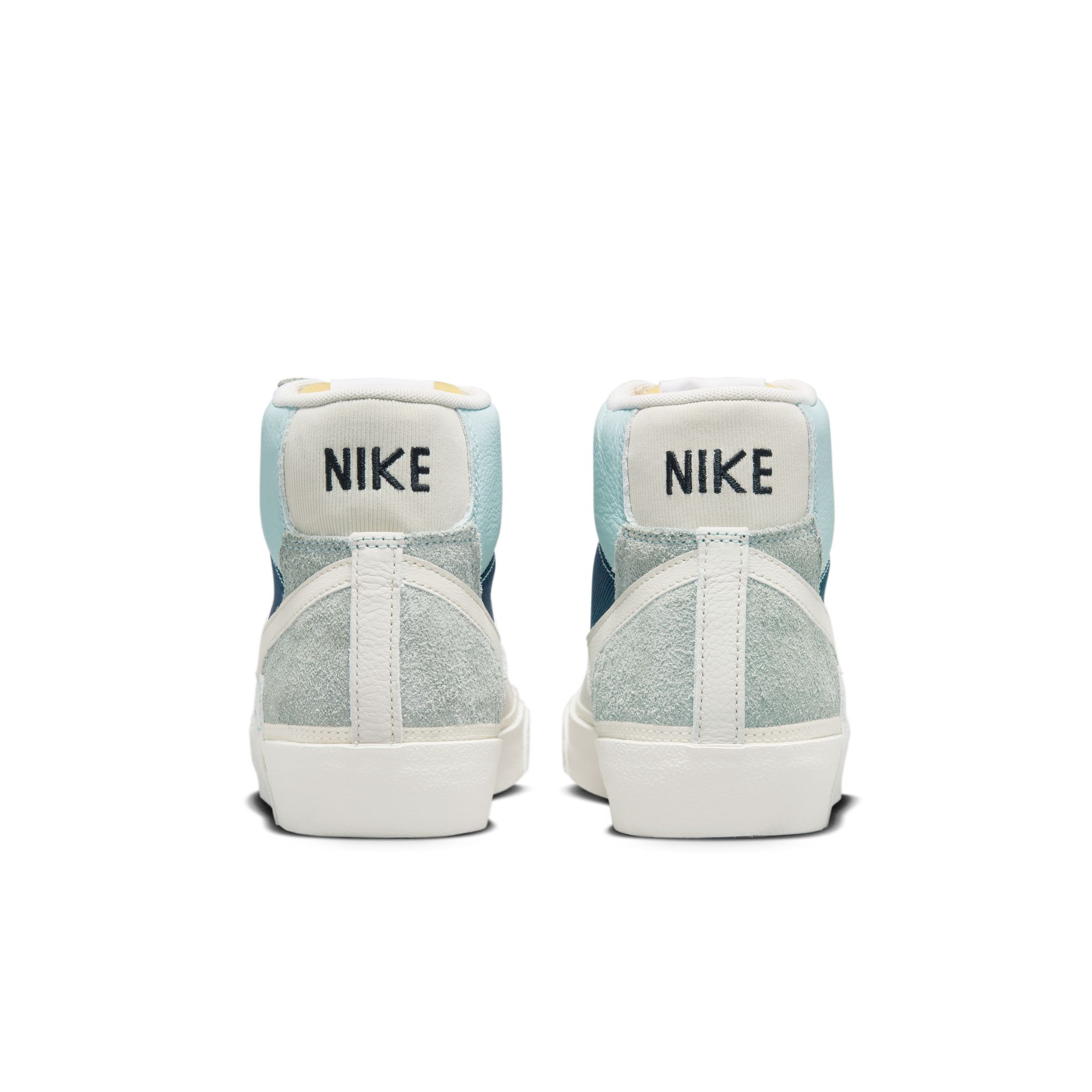 נייק בלייזר גבוהות- NIKE BLAZER MID '77 VINTAGE WHITE BLUE – תמונה 2
