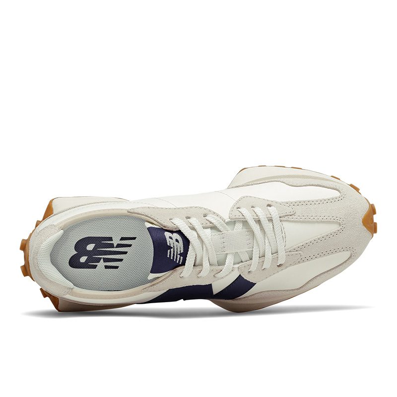 סניקרס ניו באלאנס NEW BALANCE 327 CREAM NAVY BLUE – תמונה 3