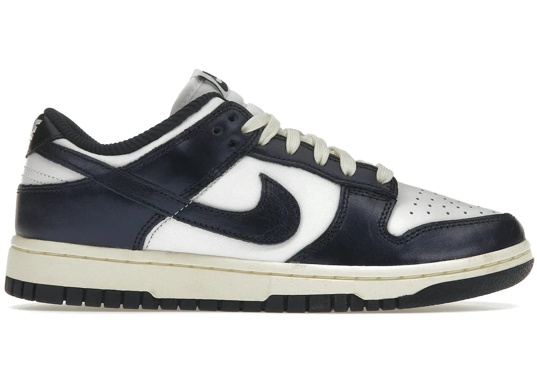 NIKE Dunk Low PRM Vintage Navy (Women's) – תמונה 2