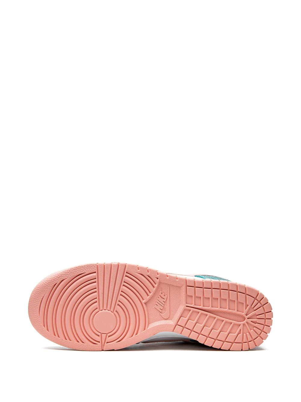 NIKE Dunk Low Snakeskin "Washed Teal/Bleached Coral" sneakers – תמונה 4