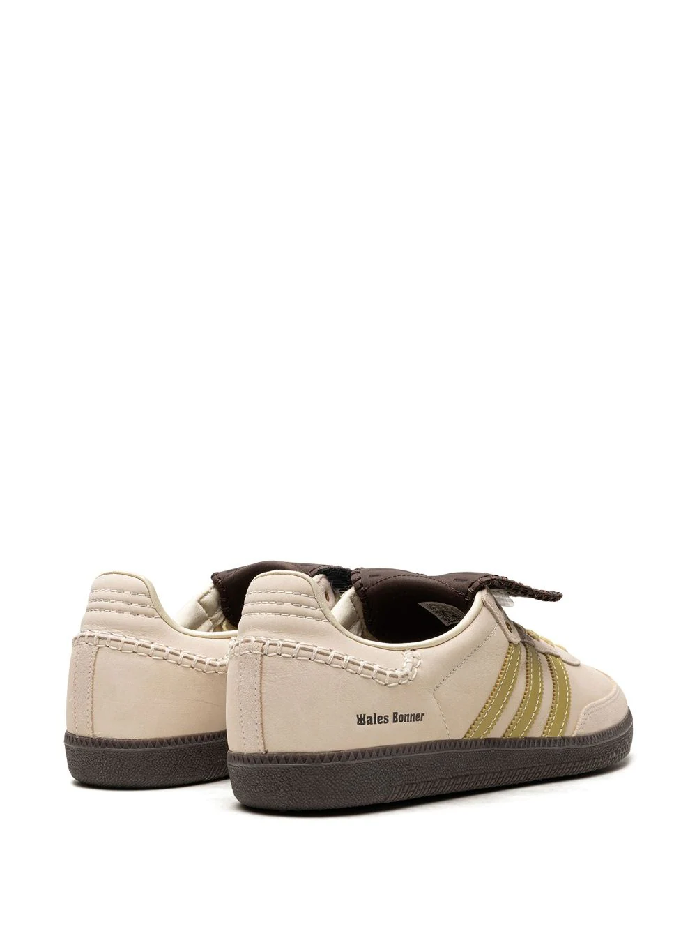 נעלי אדידס סמבה- x Wales Bonner Samba "Cream/ Yellow" sneakers – תמונה 3