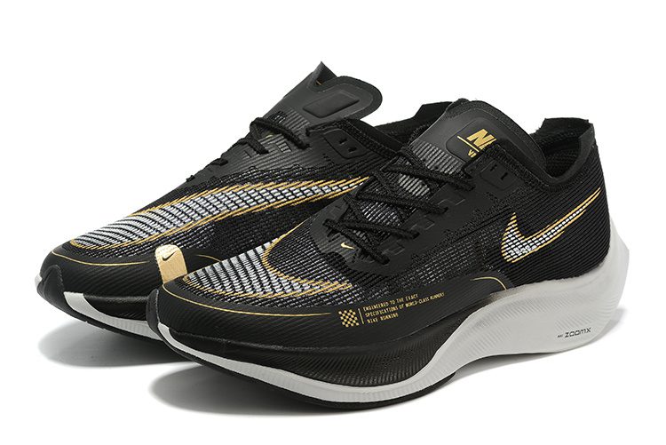 Nike ZoomX Vaporfly Next% 2 Running Shoes Black Gold – תמונה 4