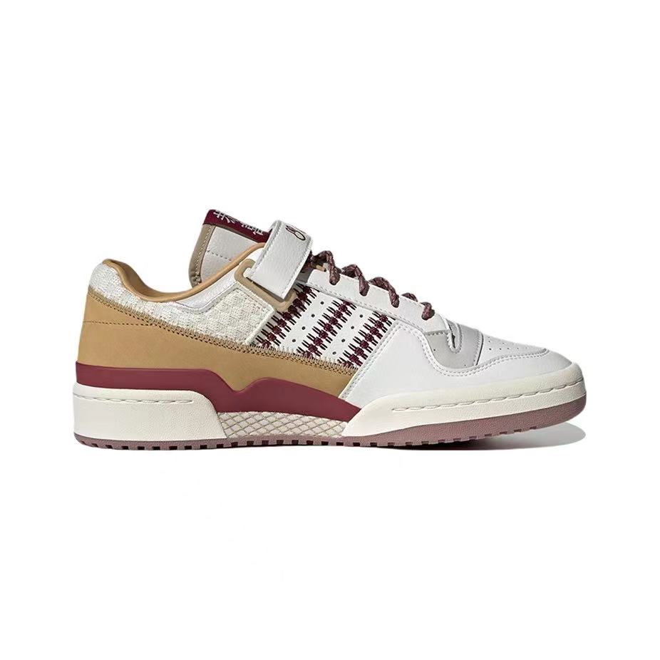 אדידס פורום - ADIDAS FORUM Low Off White/Team Red SNEAKERS – תמונה 2