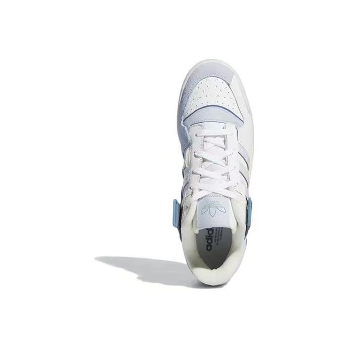 אדידס פורום - ADIDAS FORUM Low White Blue SNEAKERS – תמונה 2