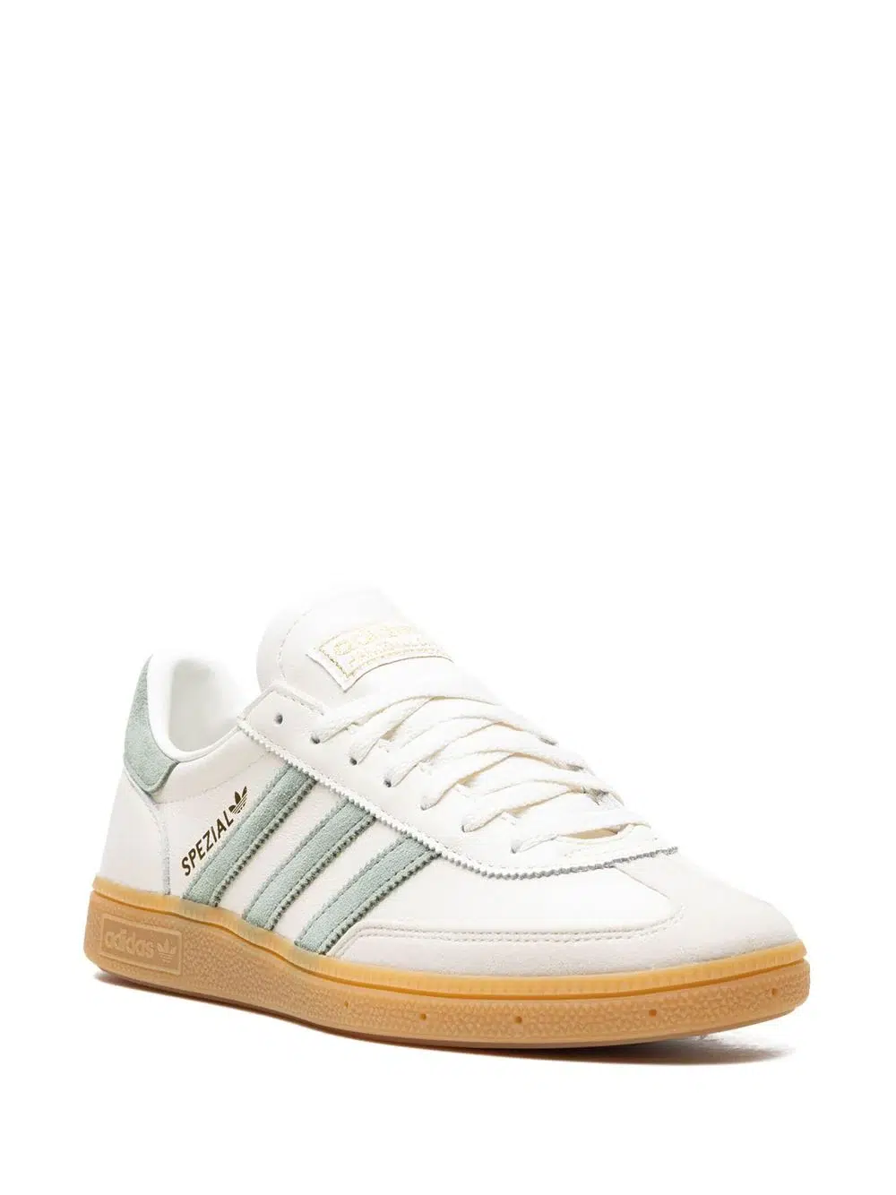 אדידס ספציאל- Adidas Handball Spezial Off White/Silver Green sneakers – תמונה 2